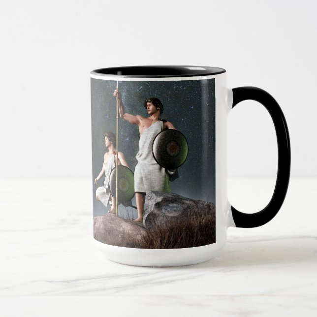 Caneca Símbolo do zodíaco dos Gêmeos (Direita)