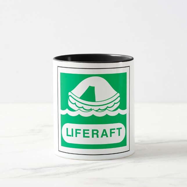 Caneca Símbolo Liferaft Mug (Criador carregado)