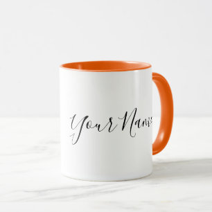 Caneca Símbolo personalizado Leo Zodiac Nome e caracterís