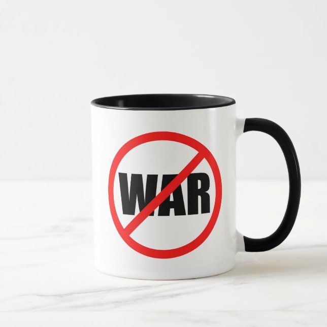 Caneca Símbolo Sem guerra (Direita)