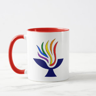 Caneca Símbolo TVUUC - Símbolo de Chalice Flaming