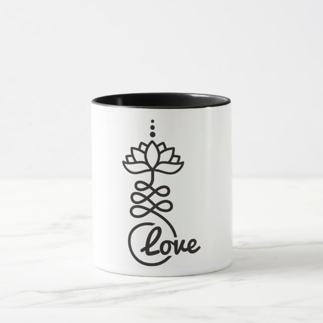 Caneca Símbolo Unalome Budista Lotus (Centro)