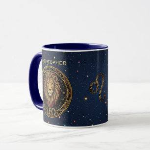 Caneca Símbolo Zodiacal de Leão ou Leão