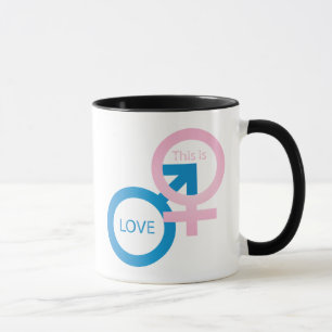 Caneca Símbolos masculinos e femininos