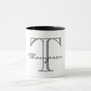 Caneca Simple Monogram Design