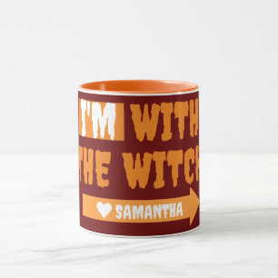 Caneca Simples Feliz Halloween que estou com o costum das