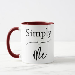 Caneca Simplesmente Eu Minimalista