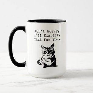 Caneca Simplifique Isso Para Você Humor de Solucionador d