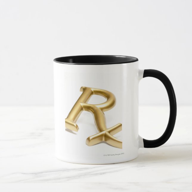 Caneca Sinal da droga de Rx (Direita)