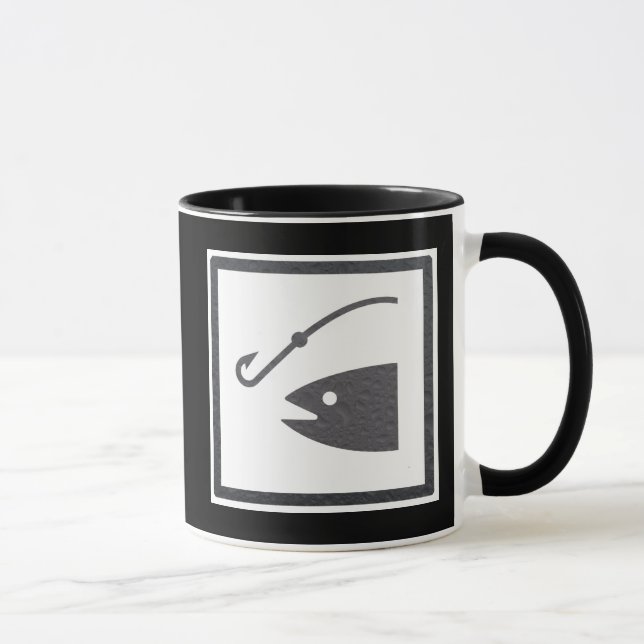 Caneca Sinal da pesca (Direita)