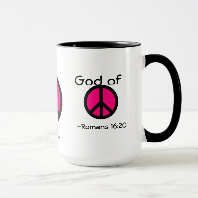 Caneca Sinal de Deus da Paz gotGod316.com (Direita)