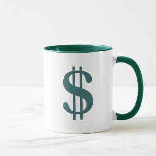 Caneca Sinal de dólar