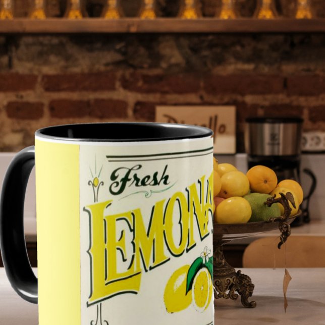 Caneca Sinal de limonada limão fruta de Verão (Criador carregado)