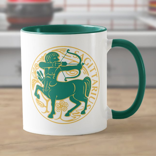 Caneca Sinal de Sagitário do Zodíaco (Criador carregado)