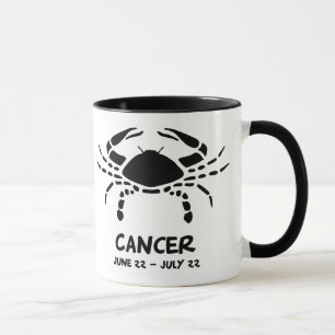 Caneca Sinal do zodíaco do cancer