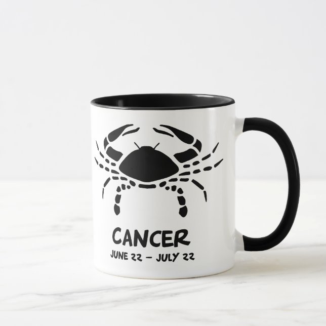 Caneca Sinal do zodíaco do cancer (Direita)