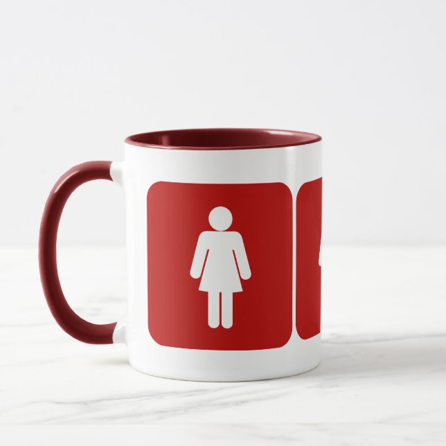 Caneca Sinal feminino (Esquerda)