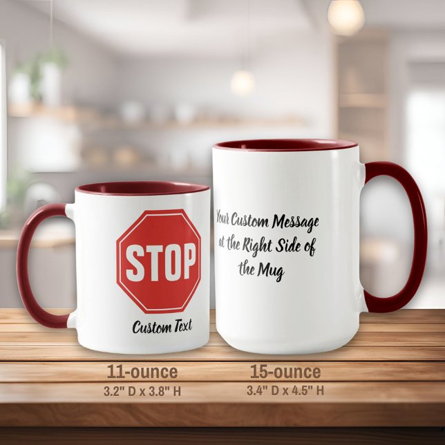 Caneca Sinal STOP (Criador carregado)