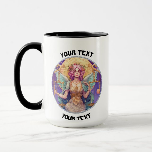 CANECA SINAL ZODIAC DA LIBRA PERSONALIZADA (Esquerda)