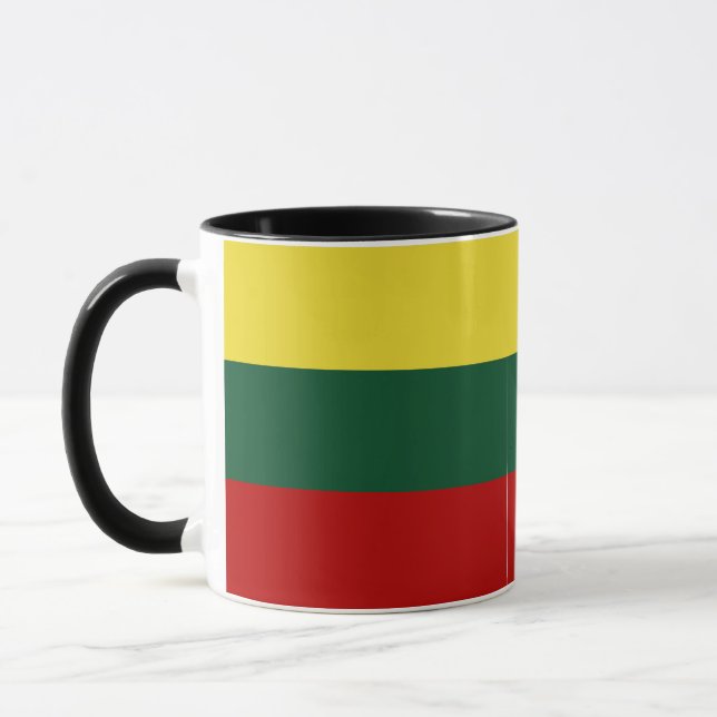 Caneca Sinalizador amarelo vermelho lituano (Esquerda)