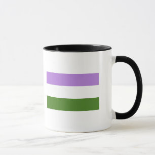 Caneca Sinalizador do Orgulho do Genderqueer