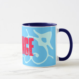 Caneca Sinalizador Francês Cores Vermelhas Azul