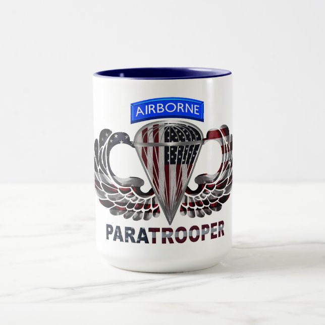 Caneca Sinalizador Paraquedista Americano Projetado Perso (Centro)