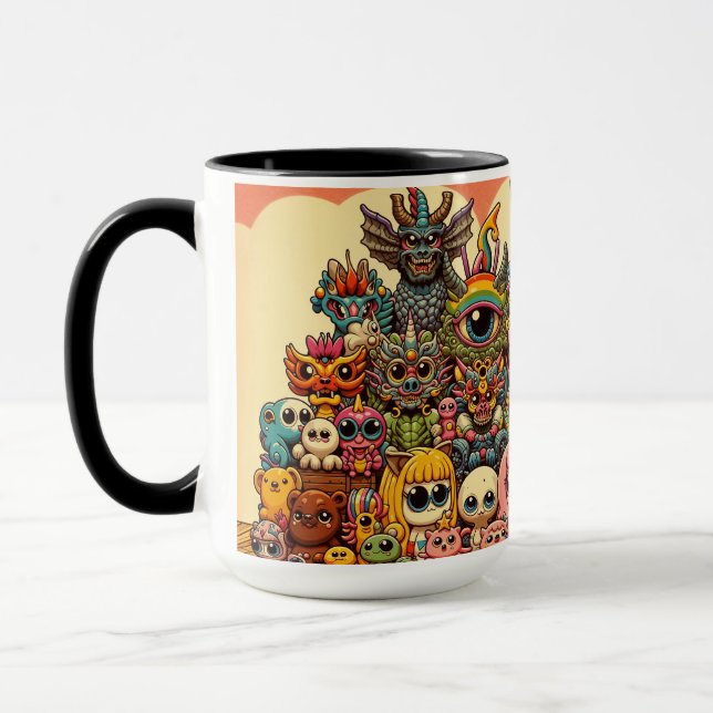 Caneca "Sindicato dos Monstros Bonitos e Assustadores" (Esquerda)
