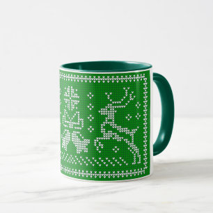 Caneca Sinos de jingles de suéter feio