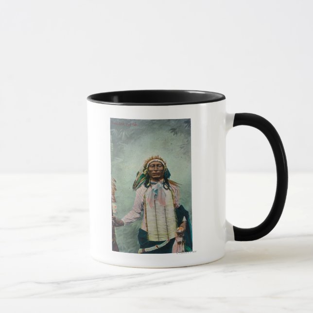 Caneca Sioux Chefe Iron Tail Retrato (Direita)