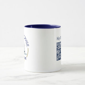 Caneca Sip & Sea Coffee Mug with QR Code