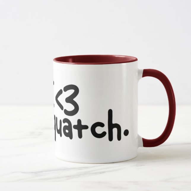 Caneca sipper. do sasquatch (Direita)