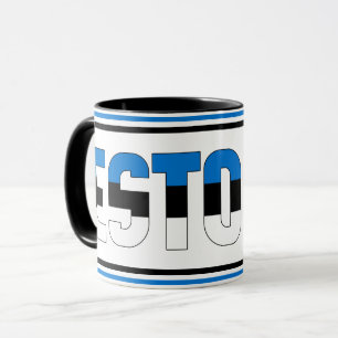 Caneca "Sippin' com a Estônia" - Mug de café Patriótico