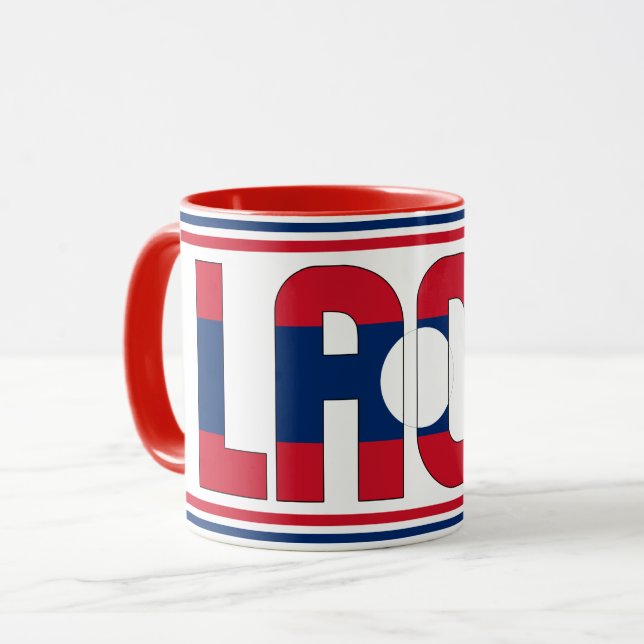 Caneca "Sippin'' com Laos" (Frente Esquerda)