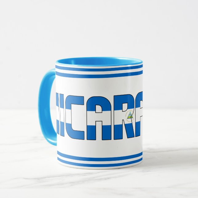 Caneca "Sippin' com Nicarágua". (Frente Esquerda)