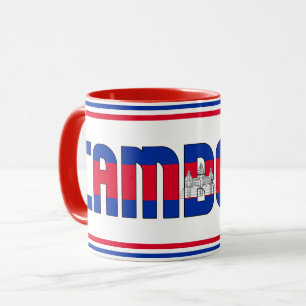 Caneca Sippin' com o Café Patriótico Cambojano