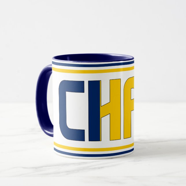 Caneca "Sippin' com o Chade" - Mug de café Patriótico (Frente Esquerda)