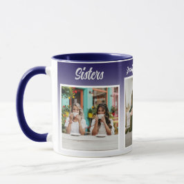 Caneca Sisters Photo Collage with Names, Best Therapy