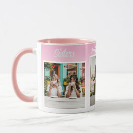 Caneca Sisters Photo Collage with Names, Best Therapy