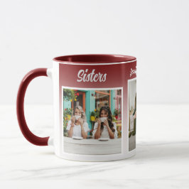 Caneca Sisters Photo Collage with Names, Best Therapy