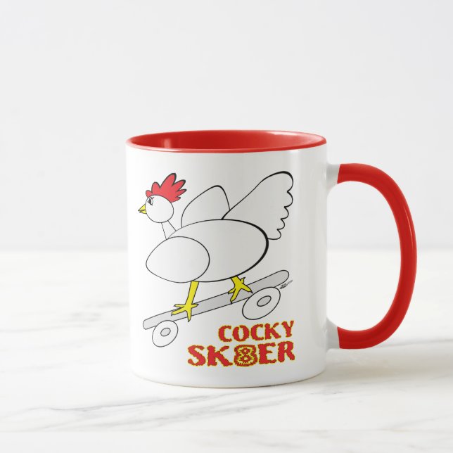 Caneca Skater Cocky (Direita)