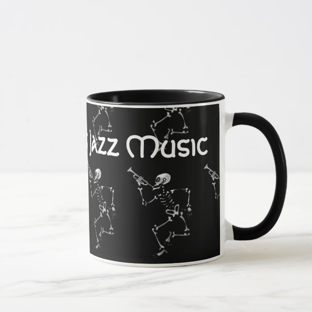 Caneca Skeleton de New Orleans Jazz Music 2017 (Direita)