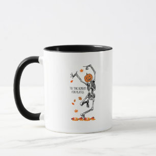 Caneca Skeleton Esta É A Época Para Pilotos Meditamenteir