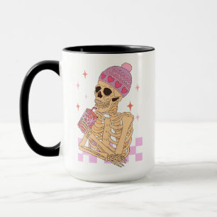 Caneca Skeleton Self Love Juice Sarcastic Dia de os namor