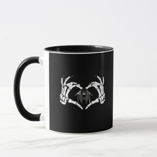 Caneca Skeletons Token Heart Mands (Esquerda)