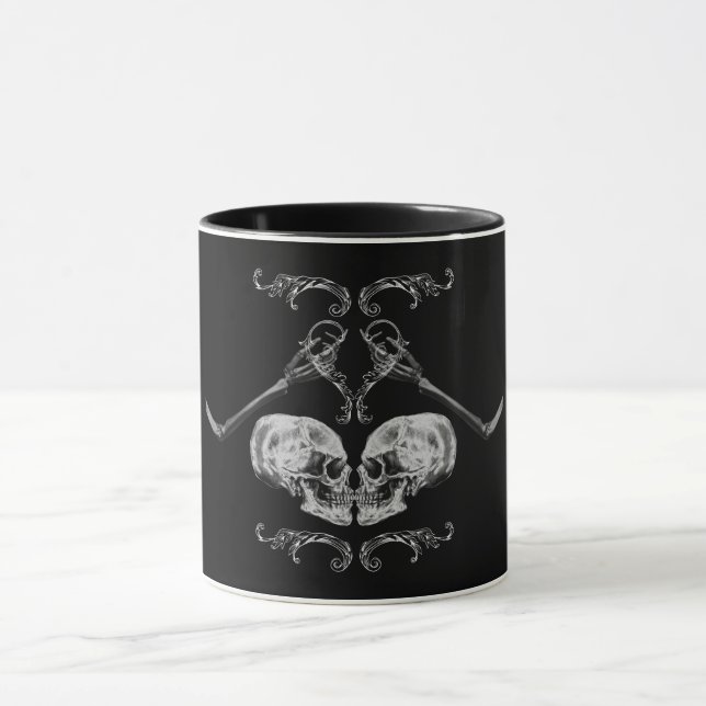 Caneca Skeletons Vintage Black (Centro)