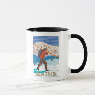 Caneca Skis de Carregando MaineSkier