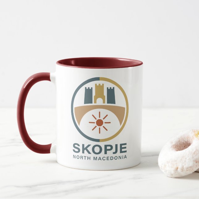 Caneca Skopje North Macedonia Europe (Com Donut)