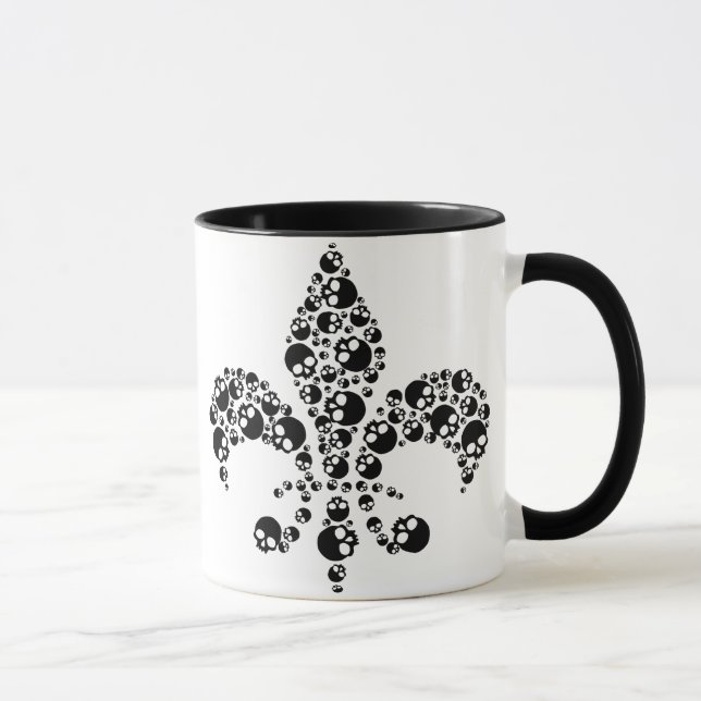 Caneca Skull Fleur De Lis (Direita)