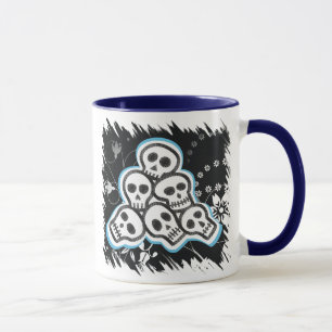 Caneca Skulls Halloween Mugs